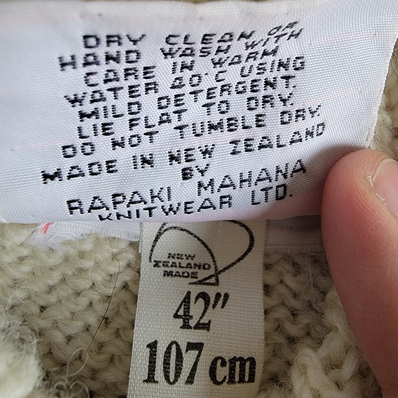 Vintage Rapaki Mahana New Zealand Wool Sweater - Picture 9 of 13